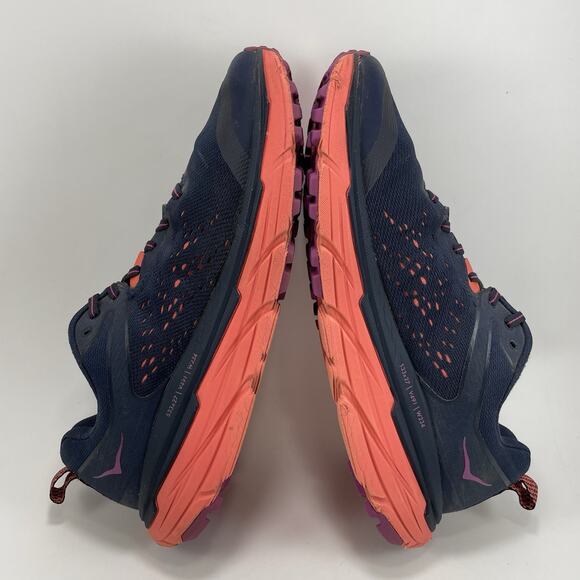 Hoka One One Challenger ATR 6 Running Shoes Womens Size 9.5 B Blue Pink Athletic - Picture 6 of 11